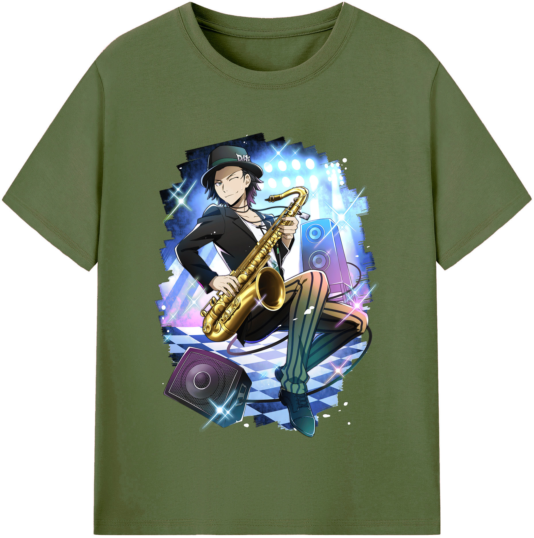 （画像用） 文豪ストレイドッグス Bungo Stray Dogs 綿100％半袖Tシャツ（フロントプリント）